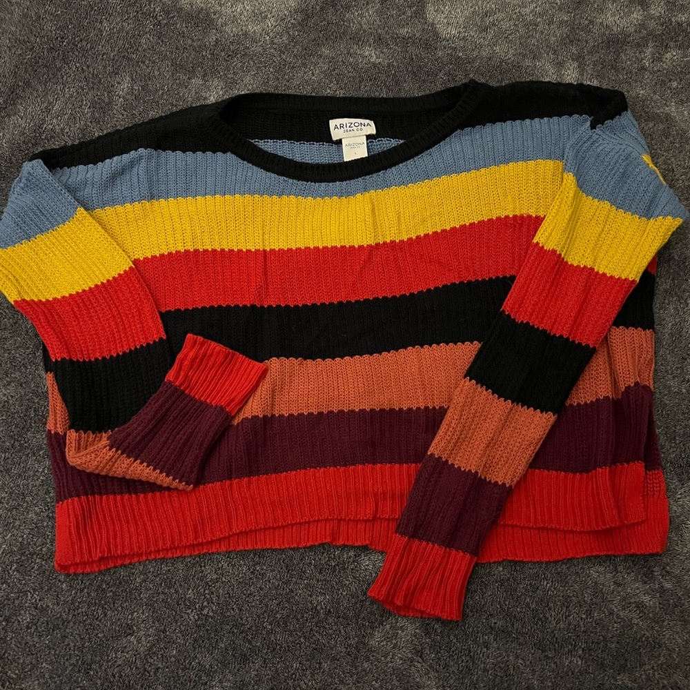 Brand new Arizona multi color girls sweater OBO